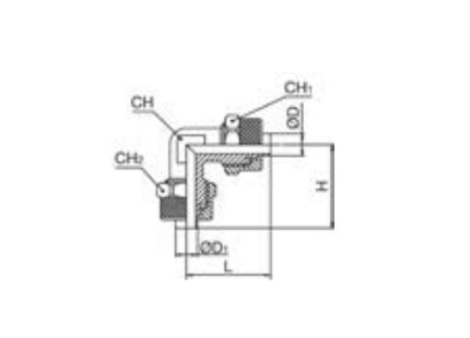 ANI ART. 40/D3 RACCORDO A T PER TUBI NYLON D.MM10X 8