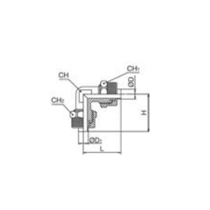 ANI ART. 40/D3 RACCORDO A T PER TUBI NYLON D.MM12X10