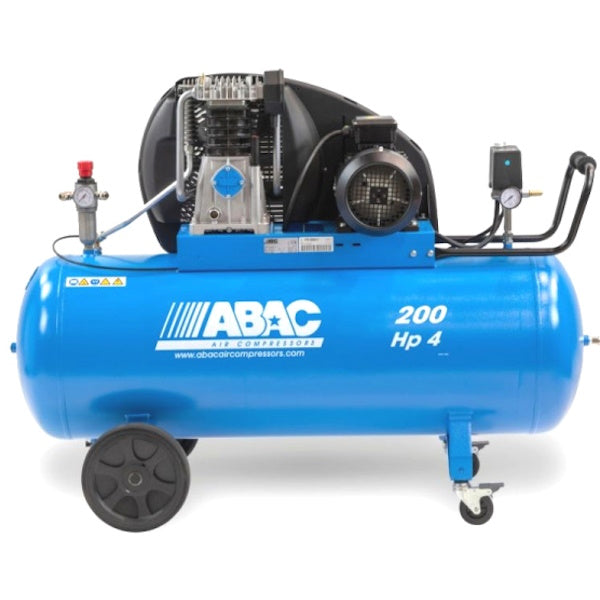 ABAC COMPRESSORE A CINGHIA SERBATOIO LT200 MOD. PRO A49B/200 CT4 400V