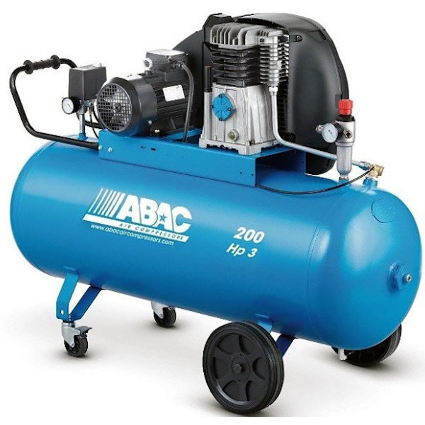 ABAC COMPRESSORE A CINGHIA SERBATOIO LT200 MOD. PRO A39B/200 CT3 400V*