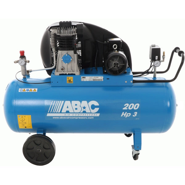 ABAC COMPRESSORE A CINGHIA SERBATOIO LT200 MOD. EXP A39B/200 CT3 400V