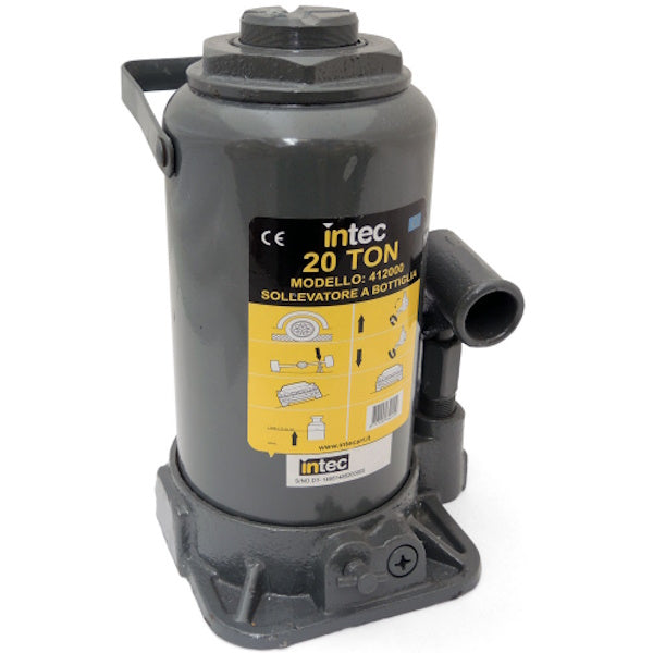 INTEC SOLLEVATORE IDRAULICO A BOTTIGLIA PORTATA 20 TON.