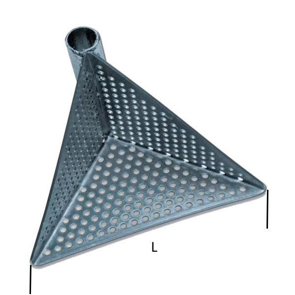 MINUTEX MESTOLO FORATO PER PULIZIA TOMBINI ACCIAIO ZINCATO