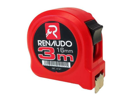 RENAUDO FLESSOMETRO IN ABS ANTIURTO MT 3 NASTRO DA MM16