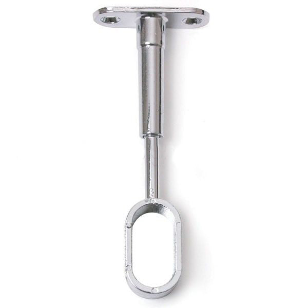 METAL STYLE REGGITUBO REGOLABILE APERTO IN ZAMA PER TUBI OVALI CROMATO