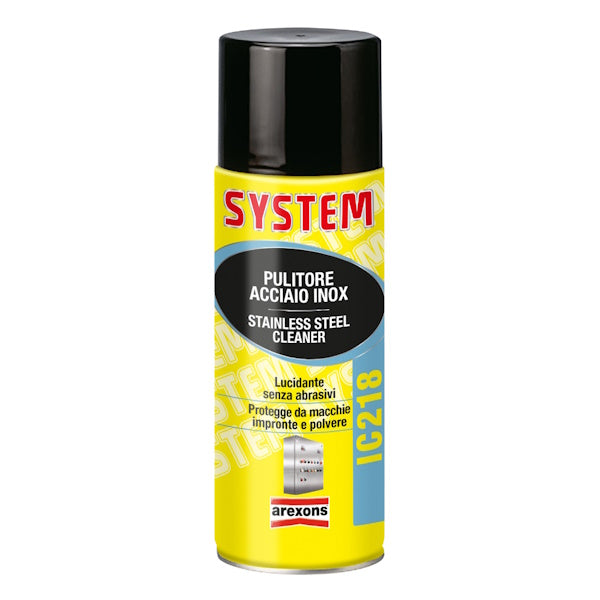AREXONS SYSTEM PULITORE ACCIAIO INOX IC218 SPRAY ML400