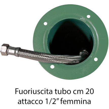 BEL-FER FONTANA IN FERRO CON MANICO DOPPIO RUBINETTO COLORE RUGGINE