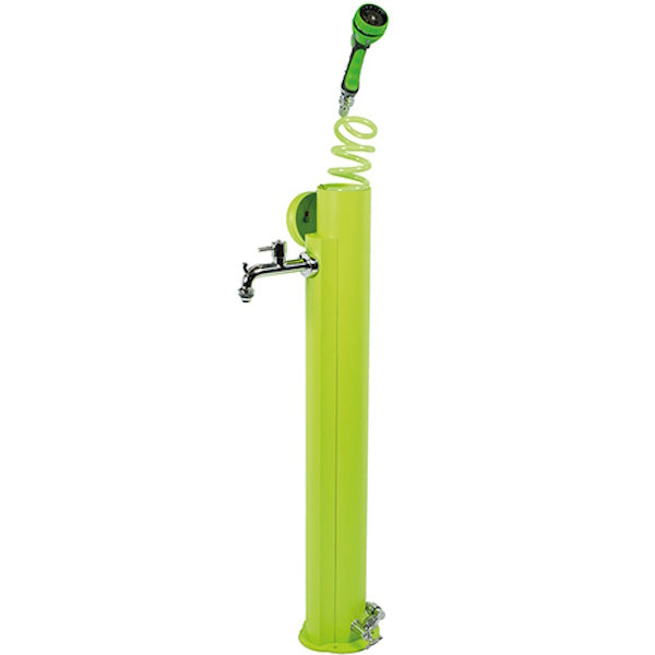 BEL-FER FONTANA IN FERRO DOPPIO RUBINETTO COLORE VERDE ACIDO