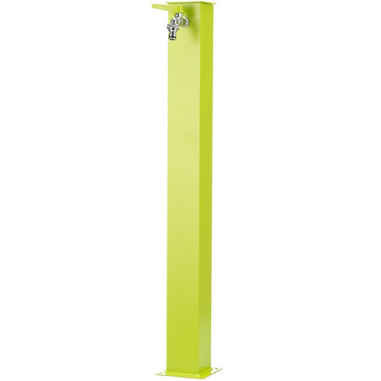 BEL-FER FONTANA QUADRATA IN ALLUMINIO COLORE VERDE ACIDO