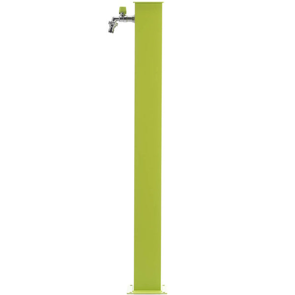 BEL-FER FONTANA QUADRATA IN ALLUMINIO COLORE VERDE ACIDO