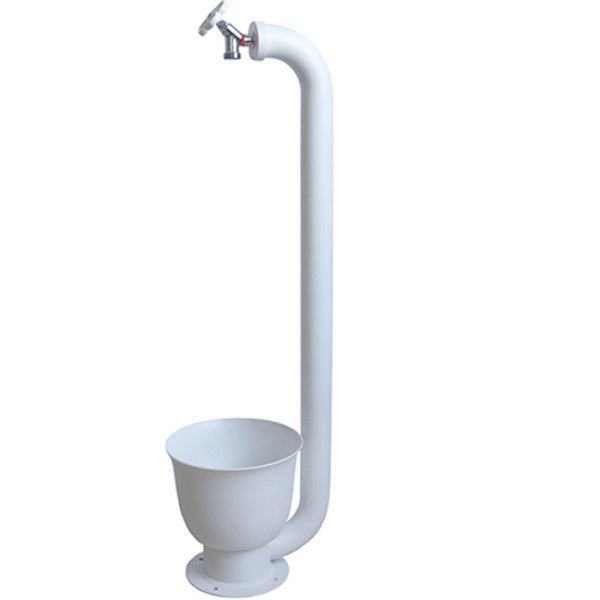 BEL-FER FONTANA IN FERRO CON VASCHETTA COLORE BIANCO*