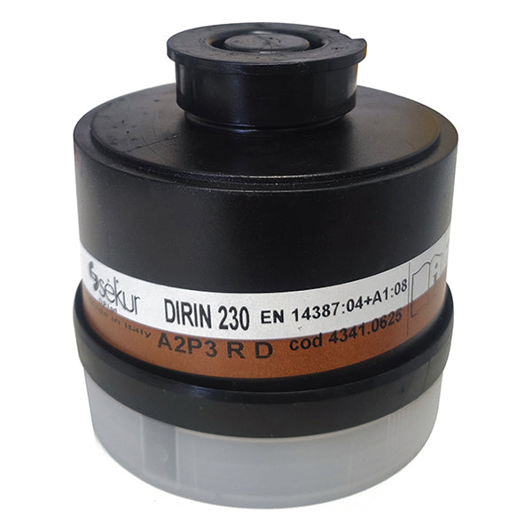 DPI FILTRO SERIE DIRIN 230 A2-P3 R D GAS VAPORI POLVERI FUMI NEBBIE