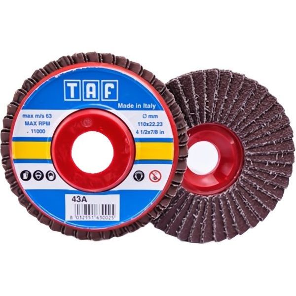 TAF DISCO LAMELLARE SERIE 43A AL CORINDONE PIANO D.MM110X22 GR 36