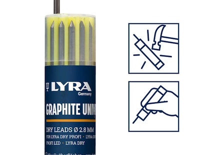 LYRA MINE RICAMBIO 2B GRAPHITE PER DRY PROFI ASTUCCIO DA PZ12