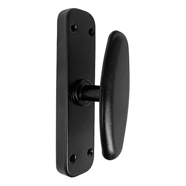 OM4 SET CREMONESE A MANIGLIA + FERMI VERNICIATO NERO