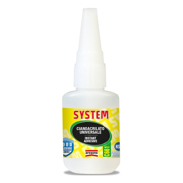 AREXONS SYSTEM CIANOACRILATO UNIVERSALE C661 ML 20
