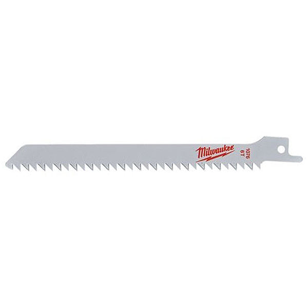 MILWAUKEE LAME PER SEGA DIRITTA PER LEGNO E PLASTICA MM 150X4,2 PZ3