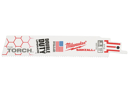 MILWAUKEE LAME PER SEGA DIRITTA PER METALLI THE TORCH MM150X2,5 PZ5