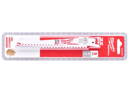 MILWAUKEE LAME PER SEGA DIRITTA PER LEGNO THIN KERF