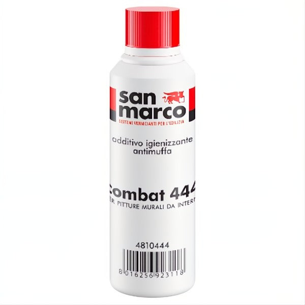 SAN MARCO COMBAT 444 LT 0,25 ADDITIVO IGIENIZZANTE ANTIMUFFA PER PITTURE