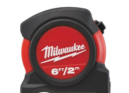 MILWAUKEE FLESSOMETRO SERIE MINI 2M/6FT MT 2 NASTRO DA MM13