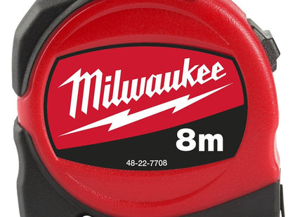 MILWAUKEE FLESSOMETRO SERIE SLIM MT 8 NASTRO DA MM25