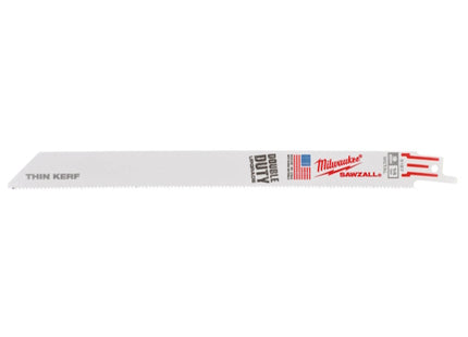 MILWAUKEE LAME PER SEGA DIRITTA PER METALLI THIN KERF