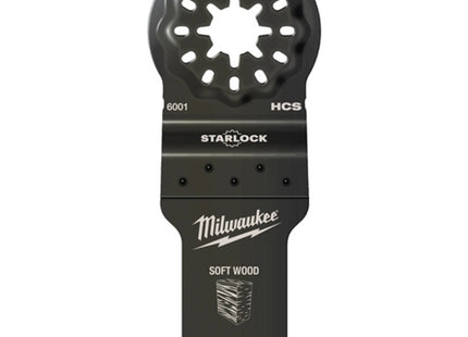 MILWAUKEE LAMA PER MULTIFUNZIONE PER LEGNO TENERO/PLASTICHE MM35X42