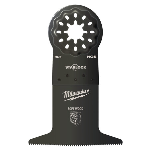 MILWAUKEE LAMA PER MULTIFUNZIONE PER LEGNO TENERO/PLASTICHE MM65X42
