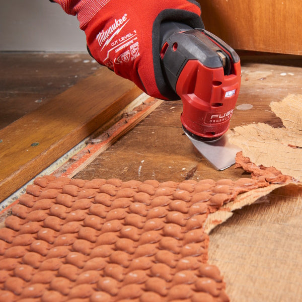 MILWAUKEE LAMA PER MULTIFUNZIONE RIGIDA PER TAGLIARE/RASCHIARE MM52X37