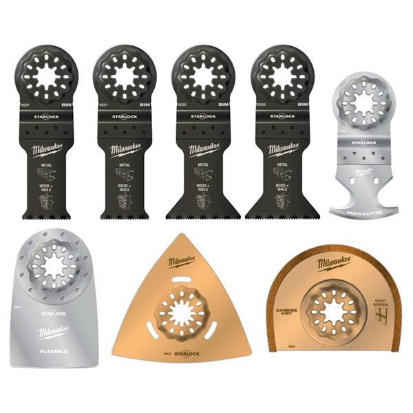 MILWAUKEE SET LAME DA PZ 8 PER UTENSILE MULTIFUNZIONE