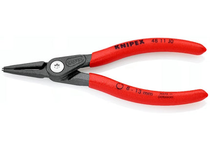 KNIPEX PINZA PER SEEGER INTERNI BECCHI DIRITTI 4811J D.MM12- 25 MM140
