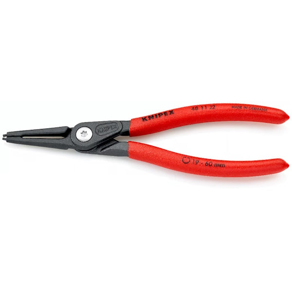 KNIPEX PINZA PER SEEGER INTERNI BECCHI DIRITTI 4811J D.MM19- 60 MM180