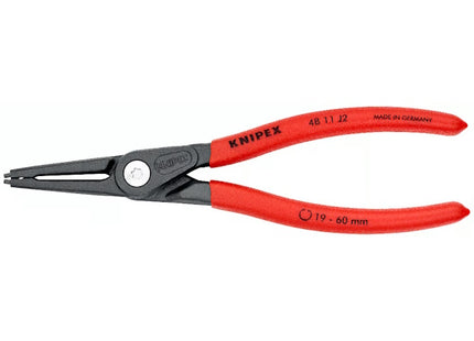 KNIPEX PINZA PER SEEGER INTERNI BECCHI DIRITTI 4811J D.MM19- 60 MM180