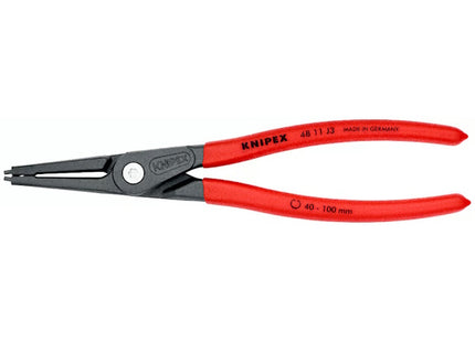 KNIPEX PINZA PER SEEGER INTERNI BECCHI DIRITTI 4811J D.MM40-100 MM225