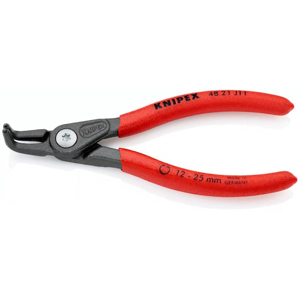 KNIPEX PINZA PER SEEGER INTERNI BECCHI A 90° 4821J D.MM12- 25 MM130
