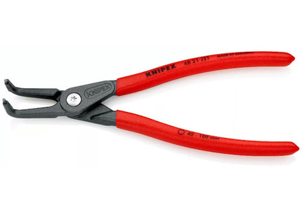 KNIPEX PINZA PER SEEGER INTERNI BECCHI A 90° 4821J D.MM40-100 MM210
