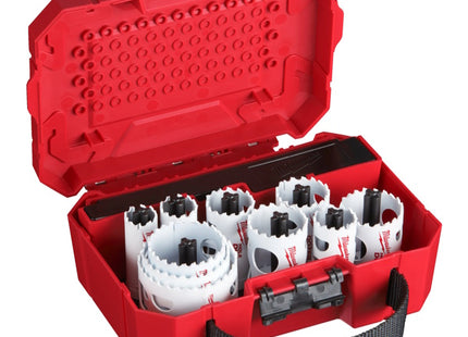 MILWAUKEE SEGHE A TAZZA BI-METALLICHE KIT PZ14 D.MM19-57 CON ACCESSORI