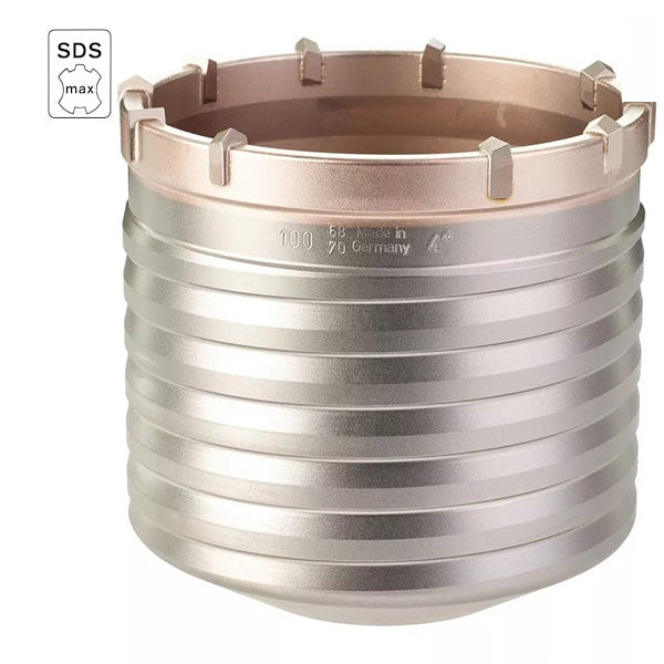 MILWAUKEE PUNTA PERFORATRICE A CORONA IN TCT SISTEMA SDS-MAX D.MM100X100