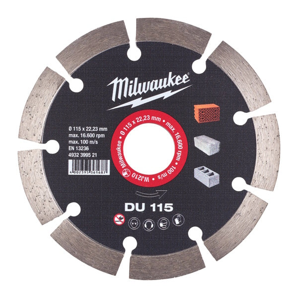 MILWAUKEE DISCO DIAMANTATO A SETTORI MOD. DU