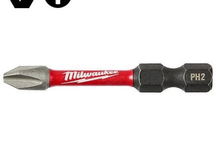 MILWAUKEE INSERTI BITS PER VITI A CROCE PHILLIPS PH2X50MM CONF.PZ 1