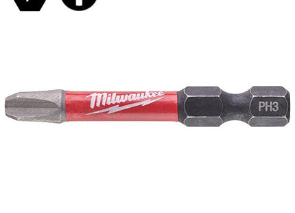 MILWAUKEE INSERTI BITS PER VITI A CROCE PHILLIPS PH3X50MM CONF.PZ 1