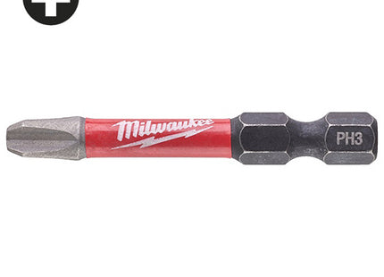 MILWAUKEE INSERTI BITS PER VITI A CROCE PHILLIPS PH3X50MM CONF.PZ 1