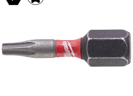 MILWAUKEE INSERTI BITS PER VITI TORX DA MM25 ATTACCO 1/4&quot;
