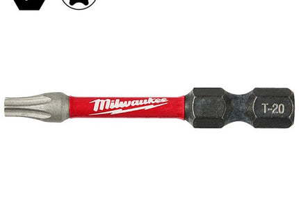 MILWAUKEE INSERTI BITS PER VITI TORX T20X50MM ATTACCO 1/4" CONF.PZ 1