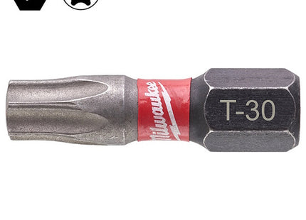 MILWAUKEE INSERTI BITS PER VITI TORX DA MM25 ATTACCO 1/4&quot;