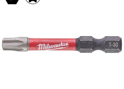 MILWAUKEE INSERTI BITS PER VITI TORX T30X50MM ATTACCO 1/4" CONF.PZ 1