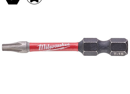 MILWAUKEE INSERTI BITS PER VITI TORX DA MM50 ATTACCO 1/4&quot;