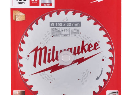 MILWAUKEE LAMA PER SEGHE CIRCOLARI