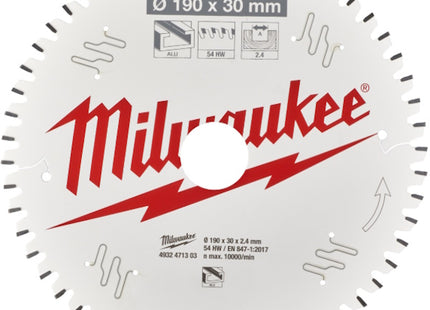 MILWAUKEE LAMA PER SEGHE CIRCOLARI